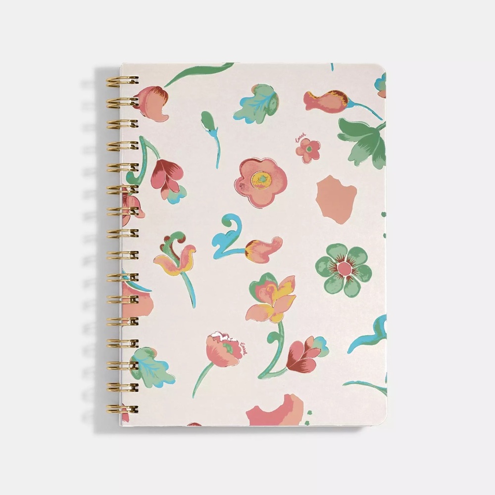 NWT Coach spiral notebook